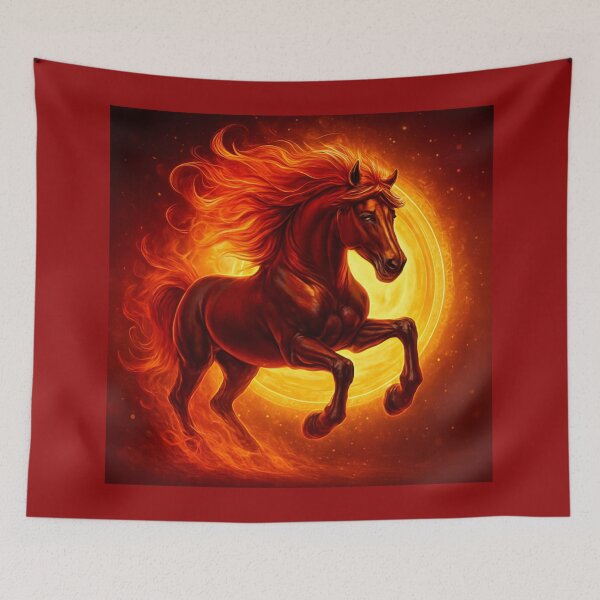 Item preview,  Fire Horse of Transformation 2026 designed and sold by Zofia Sosnecka.
