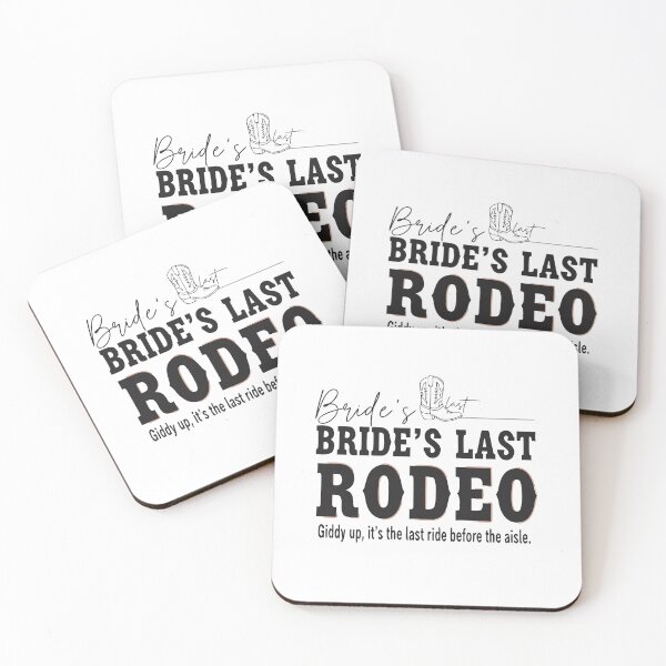 Item preview, Bride's Last Rodeo Bachelorette Party Group Matching Shirts Western Minimalist Bridal Shower Event T-Shirt Customizable Apparel designed and sold by mantra2023.