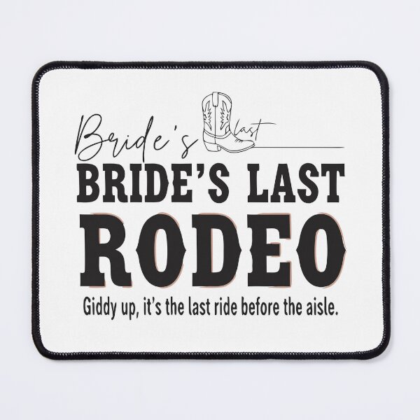 Item preview, Bride's Last Rodeo Bachelorette Party Group Matching Shirts Western Minimalist Bridal Shower Event T-Shirt Customizable Apparel designed and sold by mantra2023.