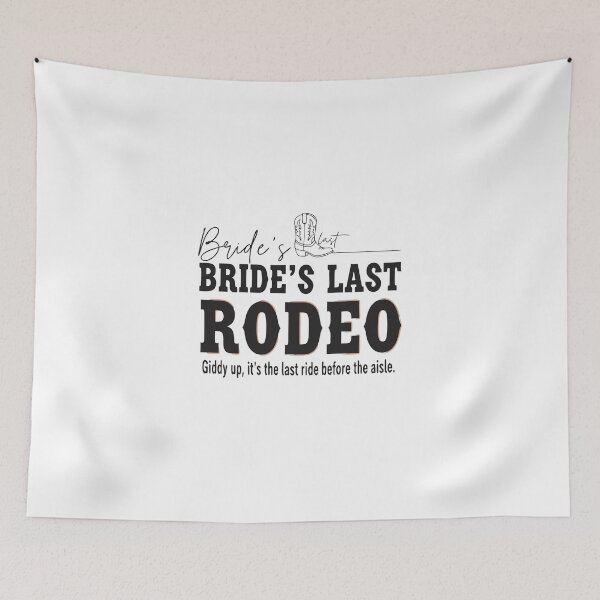 Item preview, Bride's Last Rodeo Bachelorette Party Group Matching Shirts Western Minimalist Bridal Shower Event T-Shirt Customizable Apparel designed and sold by mantra2023.