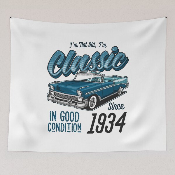 Item preview, I'm Not Old I'm Classic Car Vintage Born In 1934 designed and sold by JRRTs.