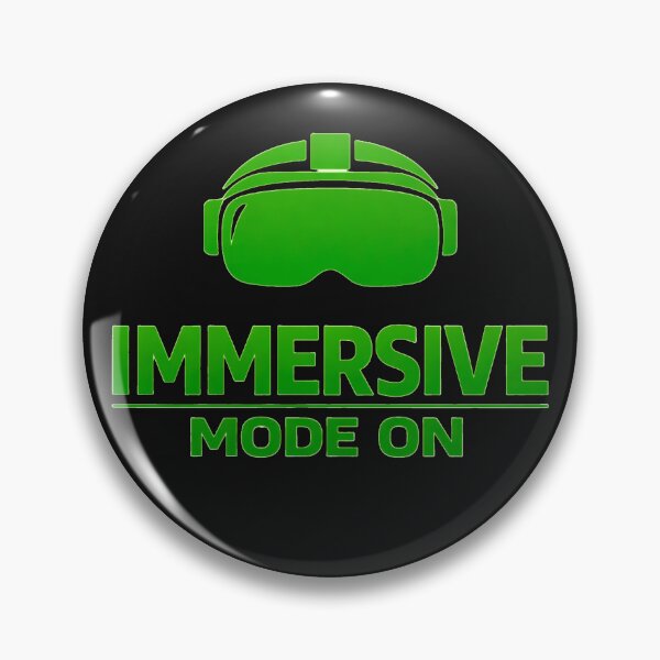 Item preview, Immersive Mode On – VR Gamer Design designed and sold by JustJaxGaming.