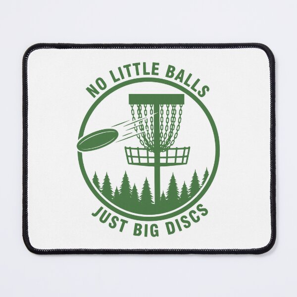 Item preview, No Little Balls Just Big Discs Funny Disc Golf designed and sold by LuminOrb.
