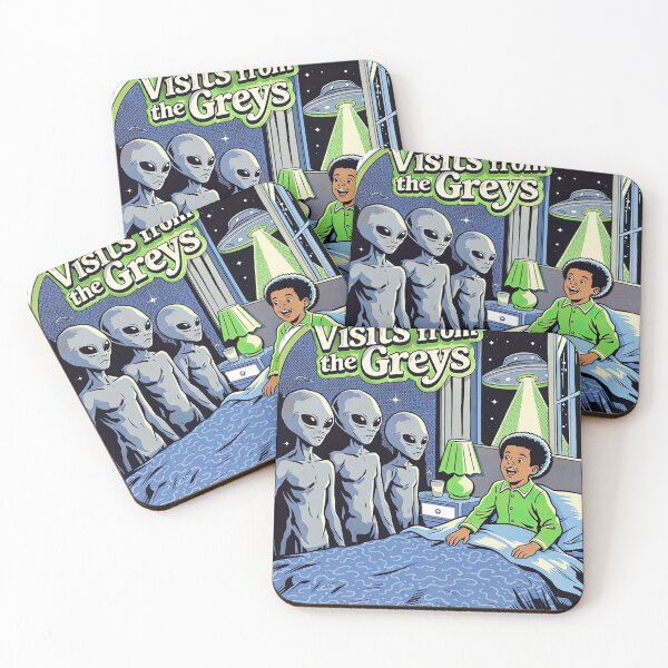 Item preview, Cute Alien Bedtime Story Illustration – Whimsical UFO Night Cartoon Design designed and sold by zaki ⭐⭐⭐⭐⭐.