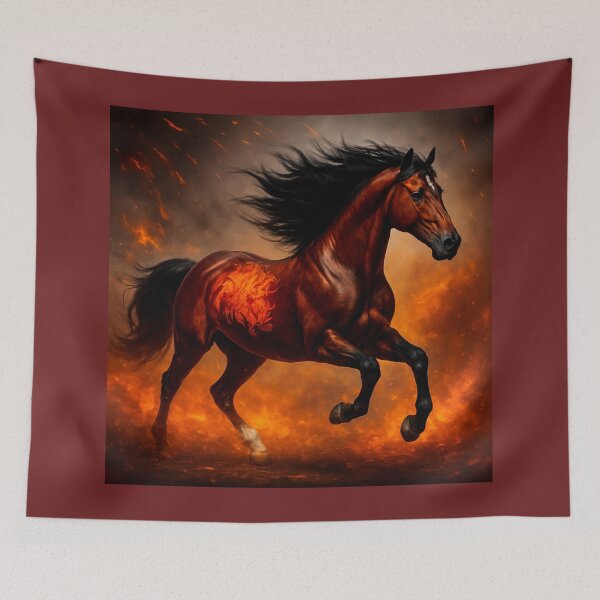 Item preview,  Fire Horse of Transformation 2026 designed and sold by Zofia Sosnecka.
