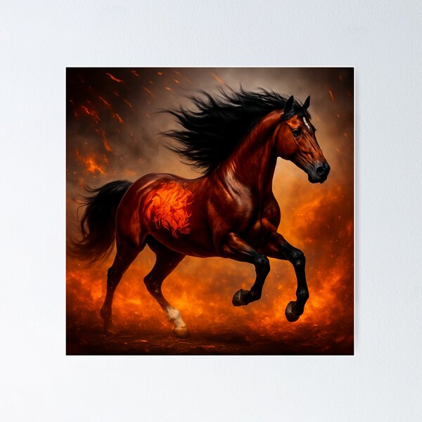 Item preview,  Fire Horse of Transformation 2026 designed and sold by Zofia Sosnecka.