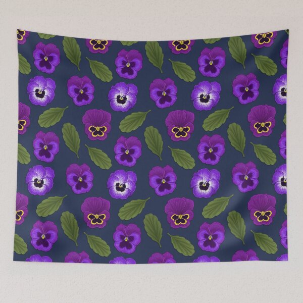 Item preview, Purple Pansies designed and sold by Tacky Frog.