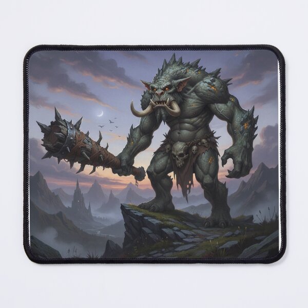 Item preview, Fantasy Troll warrior with club designed and sold by BlingandGifts.