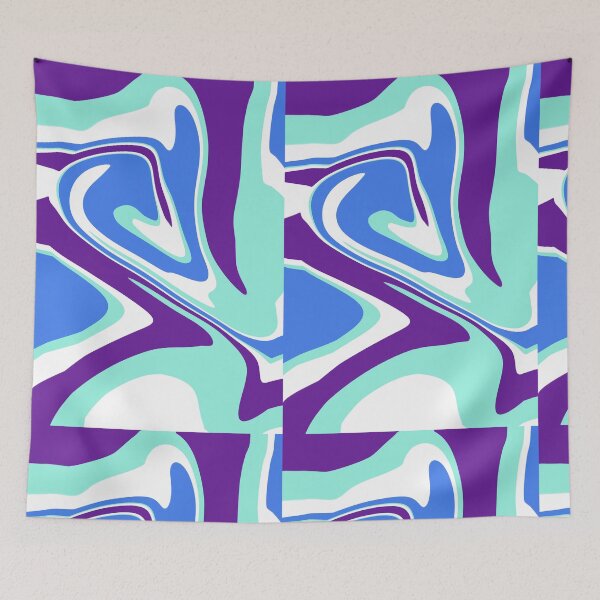 Item preview, Smoother texture, blue and purple mint designed and sold by tornasolhaze.