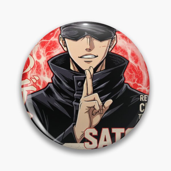 Item preview, Blindfolded Anime Sorcerer Streetwear Art – Red Energy Power Design designed and sold by C3J7.