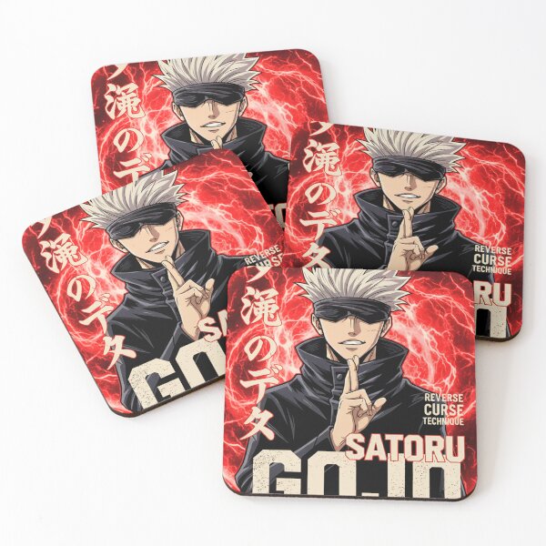 Item preview, Blindfolded Anime Sorcerer Streetwear Art – Red Energy Power Design designed and sold by C3J7.