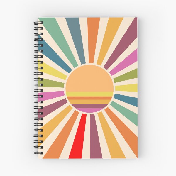 Item preview, Retro 70s Sunburst Art - Colorful Mid Century Modern Sunshine Pop designed and sold by DeeLulu.