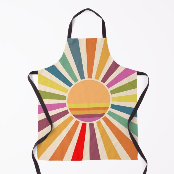 Item preview, Retro 70s Sunburst Art - Colorful Mid Century Modern Sunshine Pop designed and sold by DeeLulu.