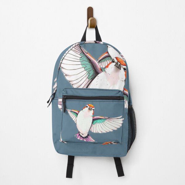 Item preview, Flock of Sparrows in Soft Flight – Gentle Nature Art designed and sold by Naturalite19.