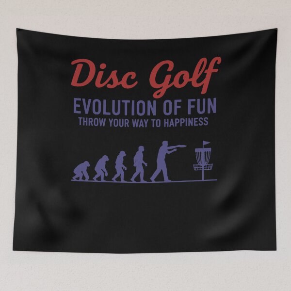 Item preview, Disc Golf Evolution Of Fun Throw Your Way designed and sold by LuminOrb.