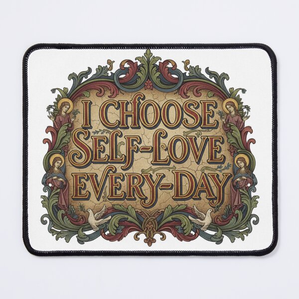 Item preview,  I Choose Self Love Every Day Medieval Illuminated Manuscript Art designed and sold by freackly.