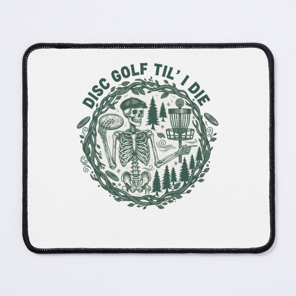 Item preview, Disc Golf Til I Die Funny Disc Golfer Basket designed and sold by LuminOrb.