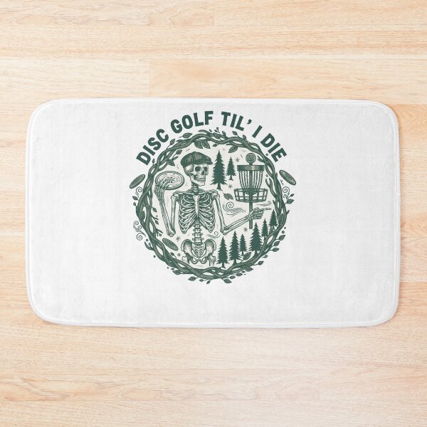 Item preview, Disc Golf Til I Die Funny Disc Golfer Basket designed and sold by LuminOrb.