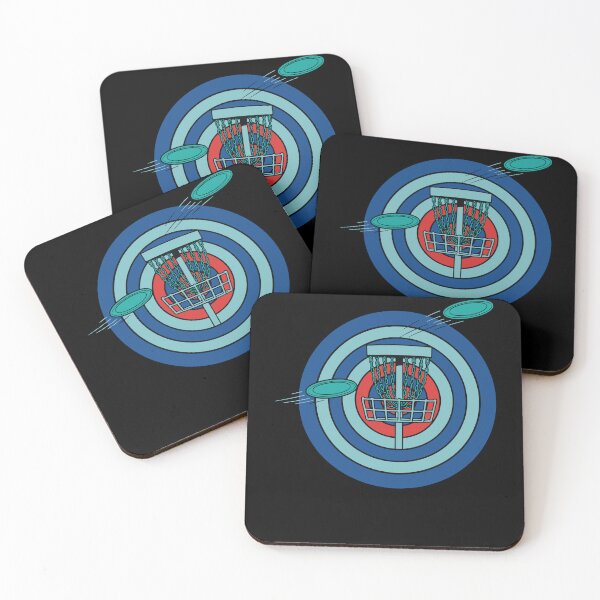 Item preview, Disc Golf Basket Target Flying Disc Golf Scene designed and sold by LuminOrb.