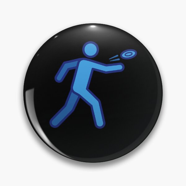 Item preview, Disc Golf Disc Golfer Icon Flying Disc Throwing designed and sold by LuminOrb.