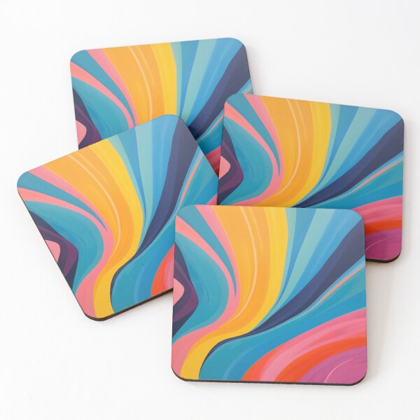 Item preview, Flowing Spring Color Waves designed and sold by Harmonic_Layers.
