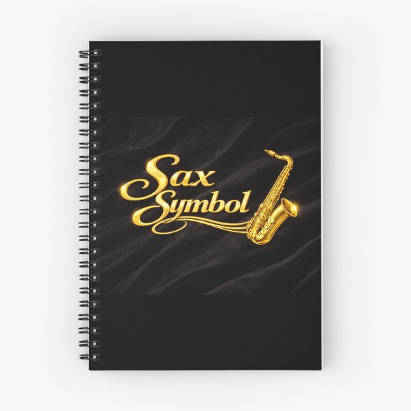 Item preview, Sax Symbol – Shiny Gold Saxophone on Black Velvet designed and sold by MySheetMusicArt.