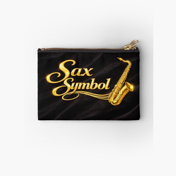 Item preview, Sax Symbol – Shiny Gold Saxophone on Black Velvet designed and sold by MySheetMusicArt.