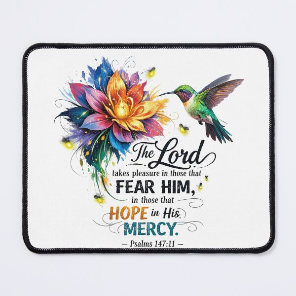 Item preview, The Lord Takes Pleasure in Those that Fear Him, in Those that Hope in His Mercy - Psalms 147:11 designed and sold by Faithloveshop.