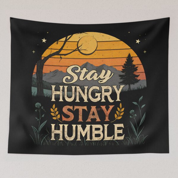 Item preview, stay hungry stay humble designed and sold by GogoGrove.