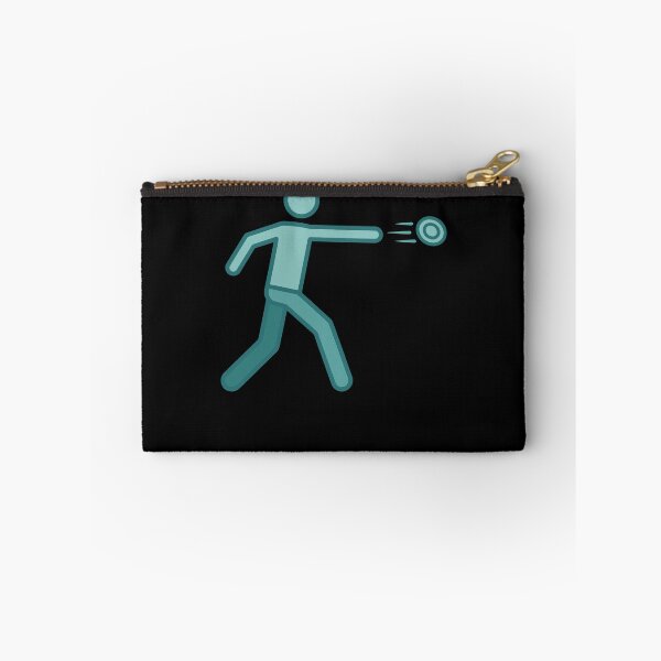 Item preview, Disc Golf Player Throwing Flying Disc Golfer Scene designed and sold by LuminOrb.