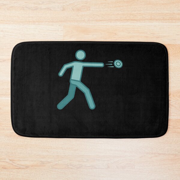 Item preview, Disc Golf Player Throwing Flying Disc Golfer Scene designed and sold by LuminOrb.