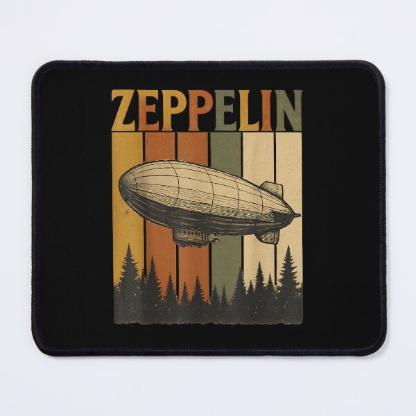 Item preview,  Retro Zeppelin Airship Vintage Rock  designed and sold by Sossima Art.