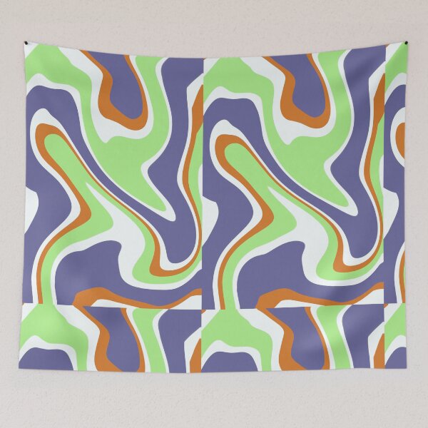 Item preview, A more liquid texture, orange-blue designed and sold by tornasolhaze.