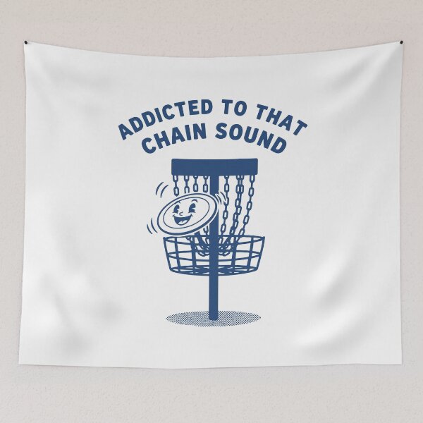 Item preview, Addicted To That Chain Sound Disc Golf Flying Disc designed and sold by LuminOrb.