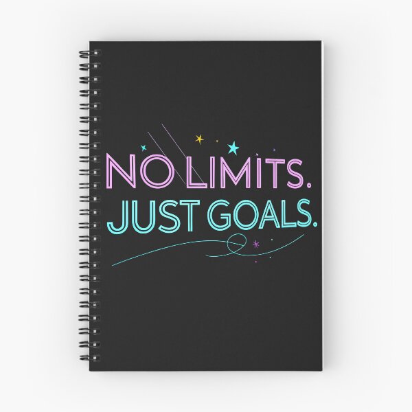 Item preview, no limits just goals designed and sold by GogoGrove.