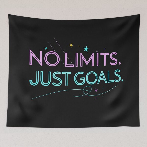 Item preview, no limits just goals designed and sold by GogoGrove.