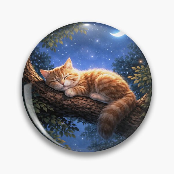 Item preview, Moonlit Cat Dreams designed and sold by WJ Cozy Creations.