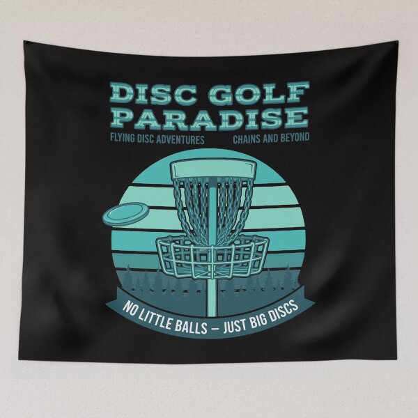 Artikelvorschau, Disc Golf Paradies – Keine kleinen Bälle, nur große Scheiben entworfen und verkauft von LuminOrb.