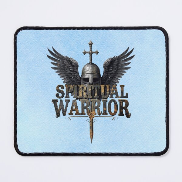 Item preview, Spiritual Warrior | Faith Armor Christian Sword & Wings Design designed and sold by MysticOzzy.