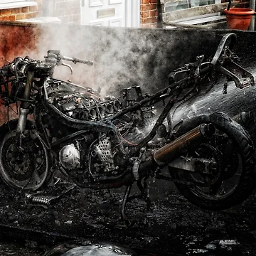 Artwork thumbnail, Hard Ride by Photography & Emotive Ai