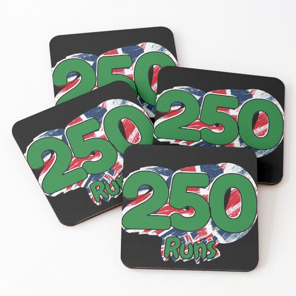 Item preview, 250 Runs Milestone | UK Weekly 5K Running Achievement designed and sold by NineSevenFour.