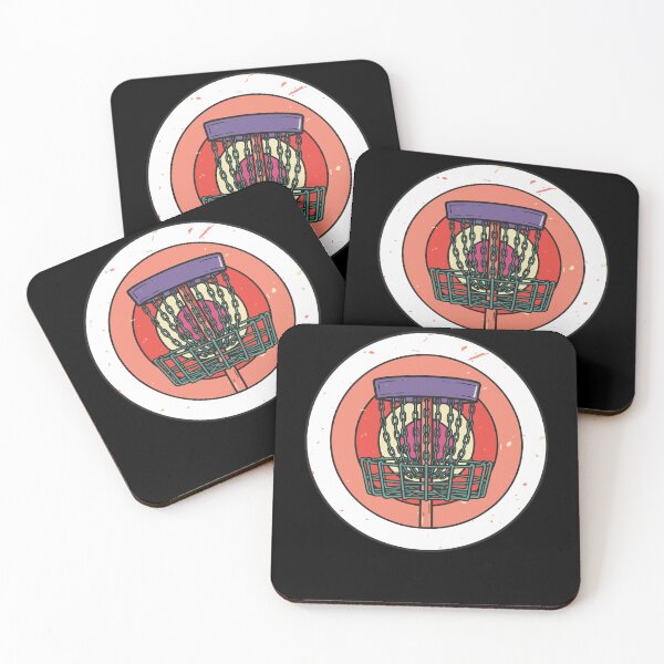 Item preview, Vintage Disc Golf Basket Flying Disc Scene designed and sold by LuminOrb.