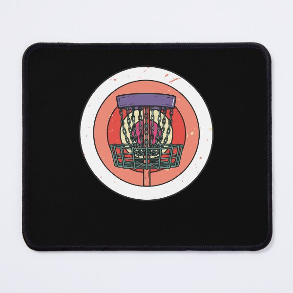 Item preview, Vintage Disc Golf Basket Flying Disc Scene designed and sold by LuminOrb.