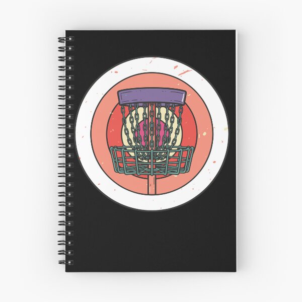 Item preview, Vintage Disc Golf Basket Flying Disc Scene designed and sold by LuminOrb.