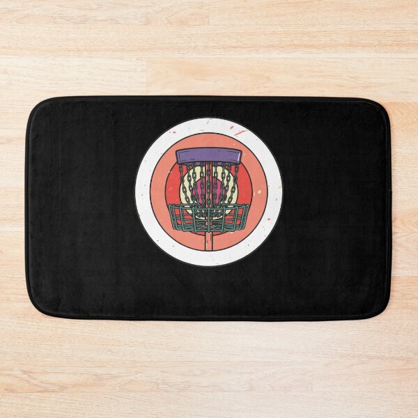 Item preview, Vintage Disc Golf Basket Flying Disc Scene designed and sold by LuminOrb.