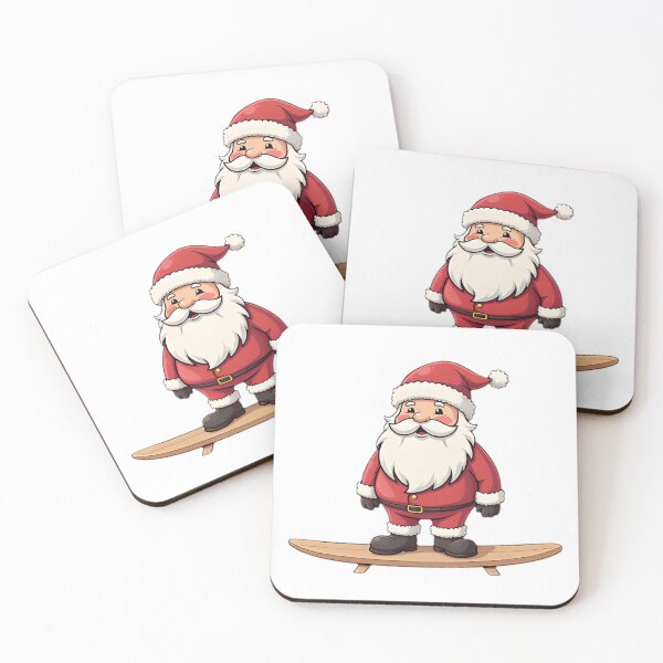 Item preview, Surfing Santa Claus Holiday Fun designed and sold by SunkenCost.