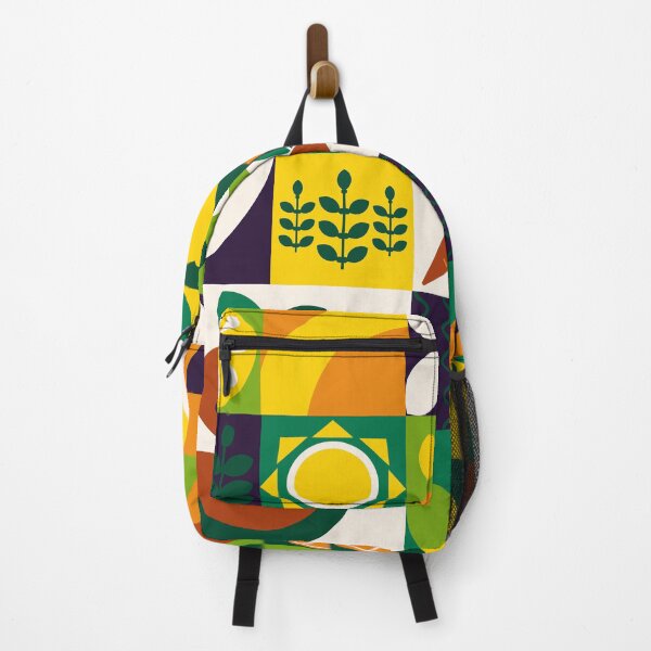 Item preview, Bauhaus Orange, Lime And Yellow Fruit Geometric Pattern designed and sold by DEC02.