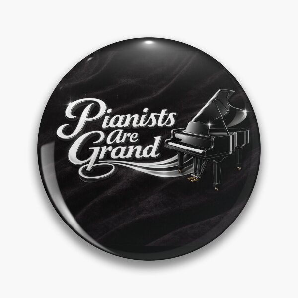 Item preview, Pianists Are Grand – Elegant Piano on Black Velvet designed and sold by MySheetMusicArt.