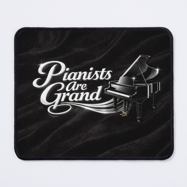 Item preview, Pianists Are Grand – Elegant Piano on Black Velvet designed and sold by MySheetMusicArt.