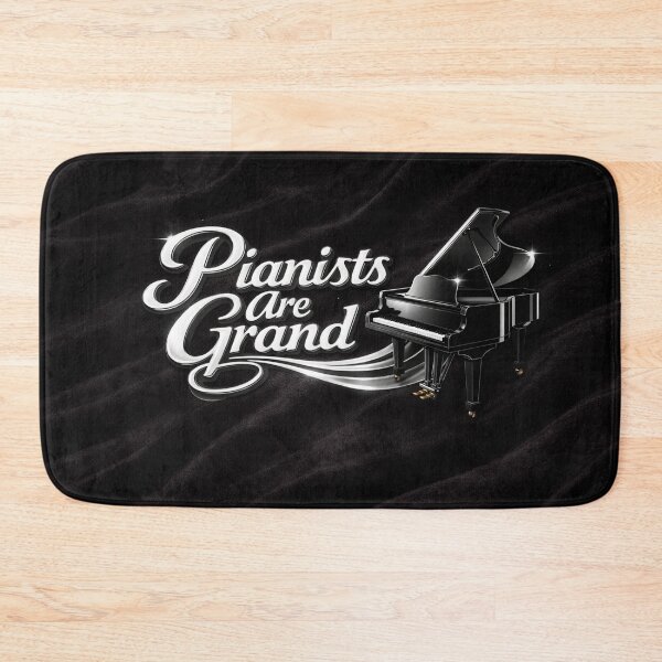 Item preview, Pianists Are Grand – Elegant Piano on Black Velvet designed and sold by MySheetMusicArt.